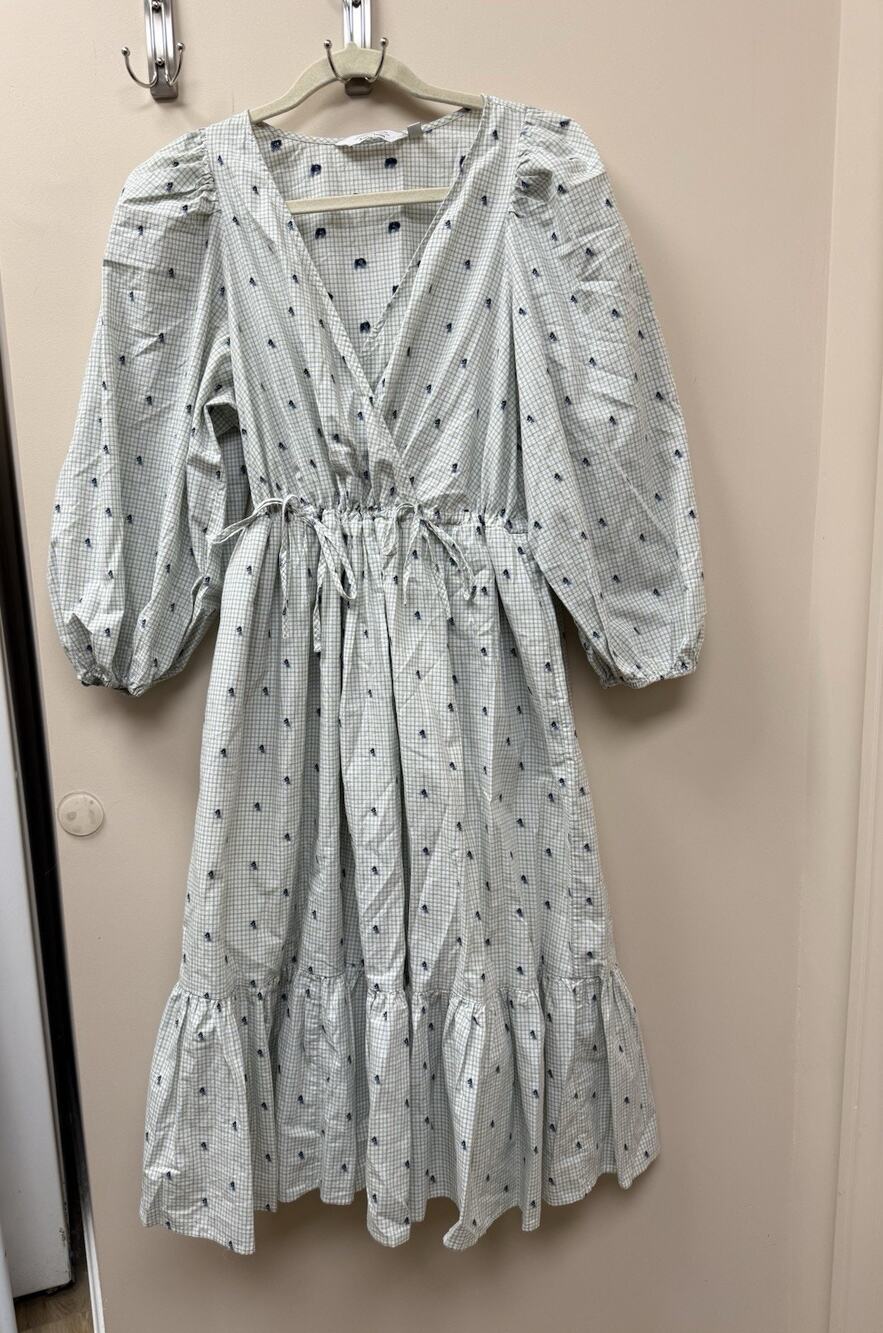Los Angeles Atelier and Other Stories dress fluffy sleeves plaided princess sm